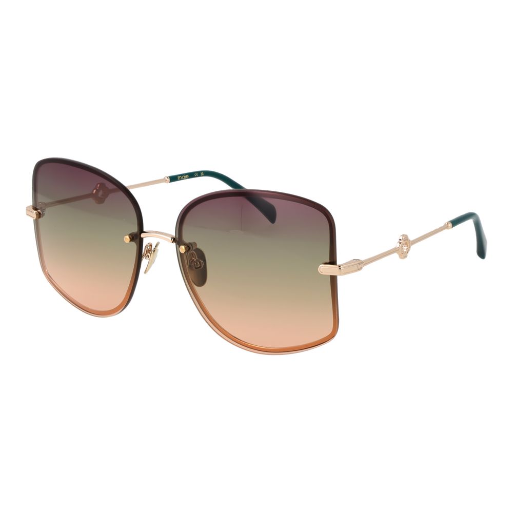 Maje Mehrfarbige Damen-Sonnenbrille aus Metall 