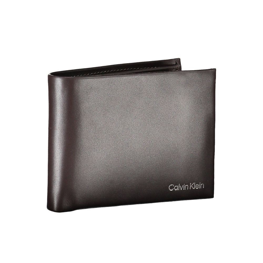 Calvin Klein Elegante Geldbörse aus Leder mit zwei Fächern
