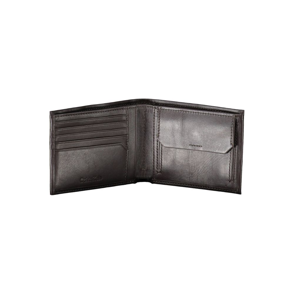 Calvin Klein Elegante Geldbörse aus Leder mit zwei Fächern