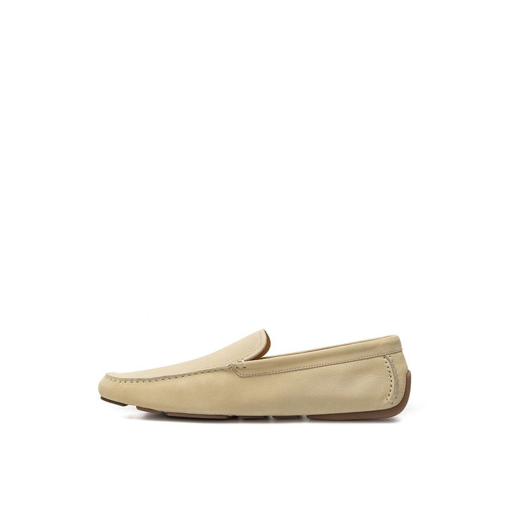 Bally – Beigefarbener Leder-Loafer