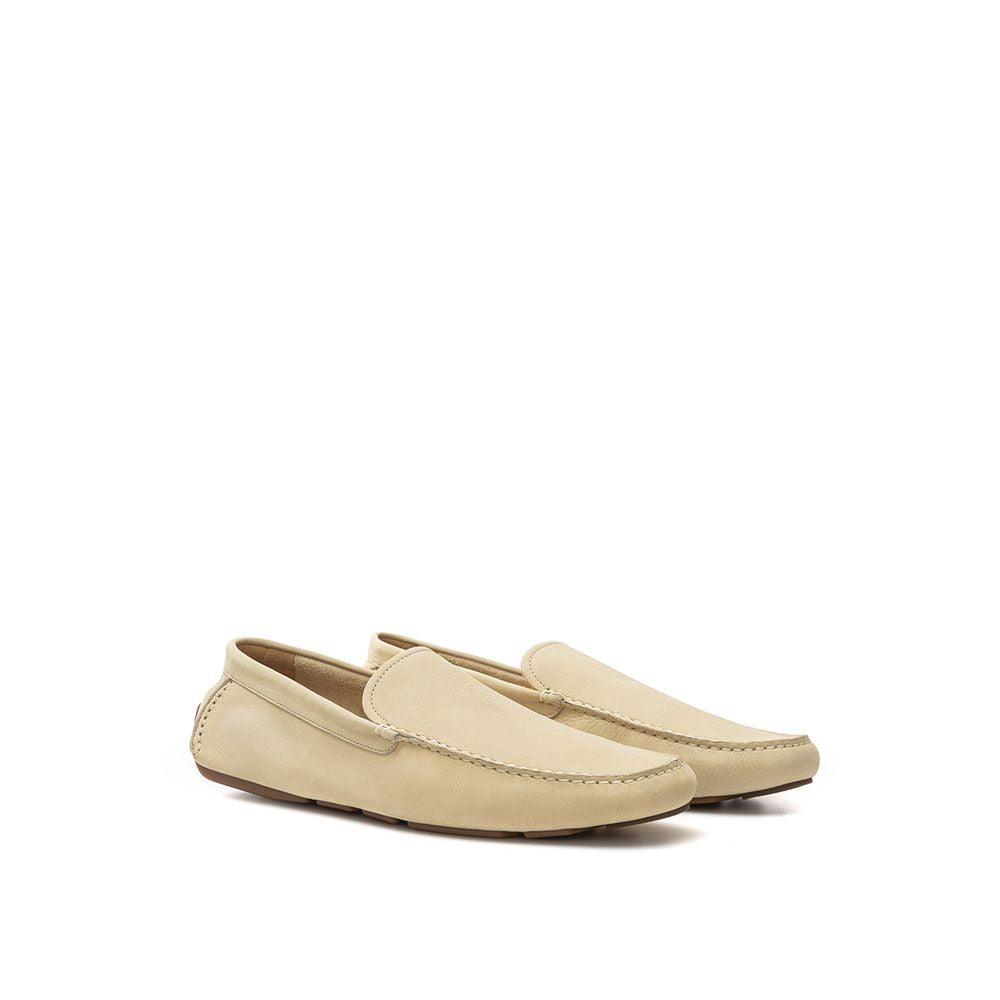Bally – Beigefarbener Leder-Loafer