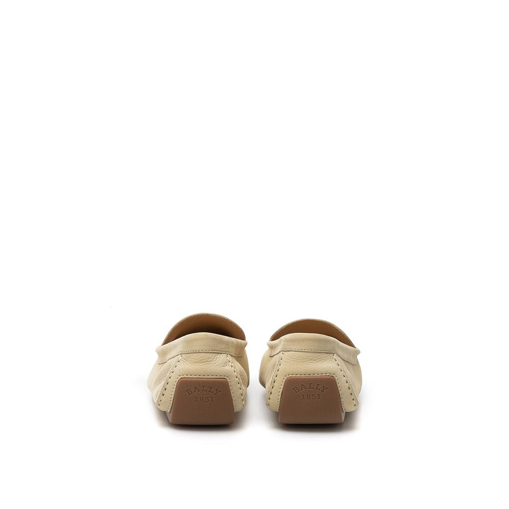 Bally – Beigefarbener Leder-Loafer