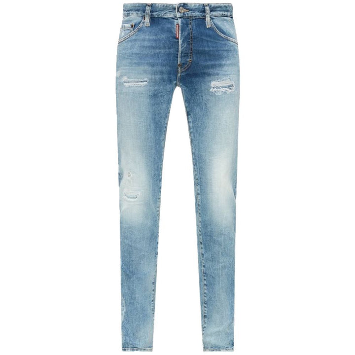 Dsquared² Jeans und Hose aus blauer Baumwolle