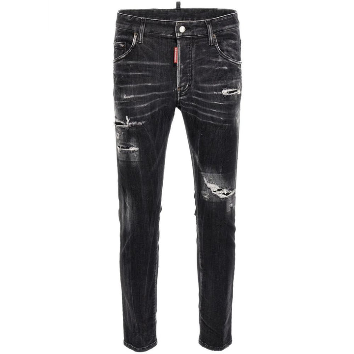 Dsquared² Schwarze Jeans und Hose aus Baumwolle