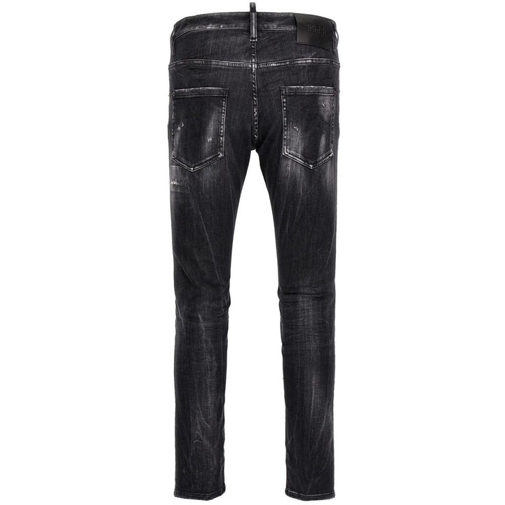 Dsquared² Schwarze Jeans und Hose aus Baumwolle