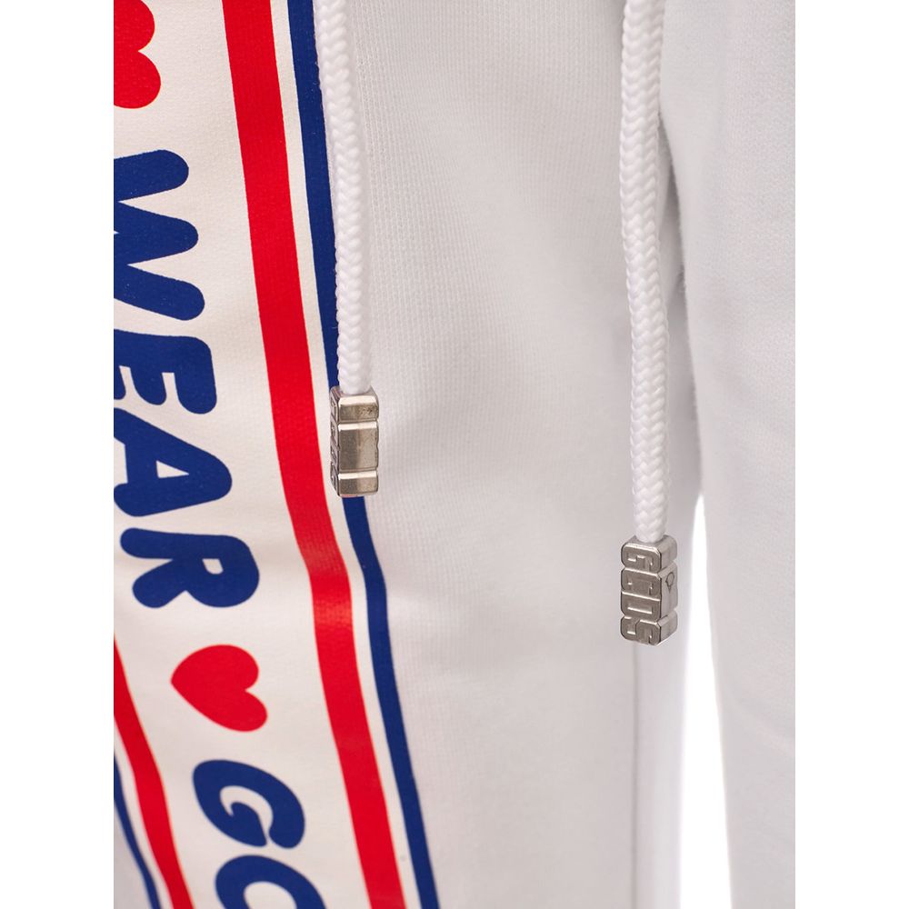 GCDS Weiße Jeans und Hose aus Baumwolle