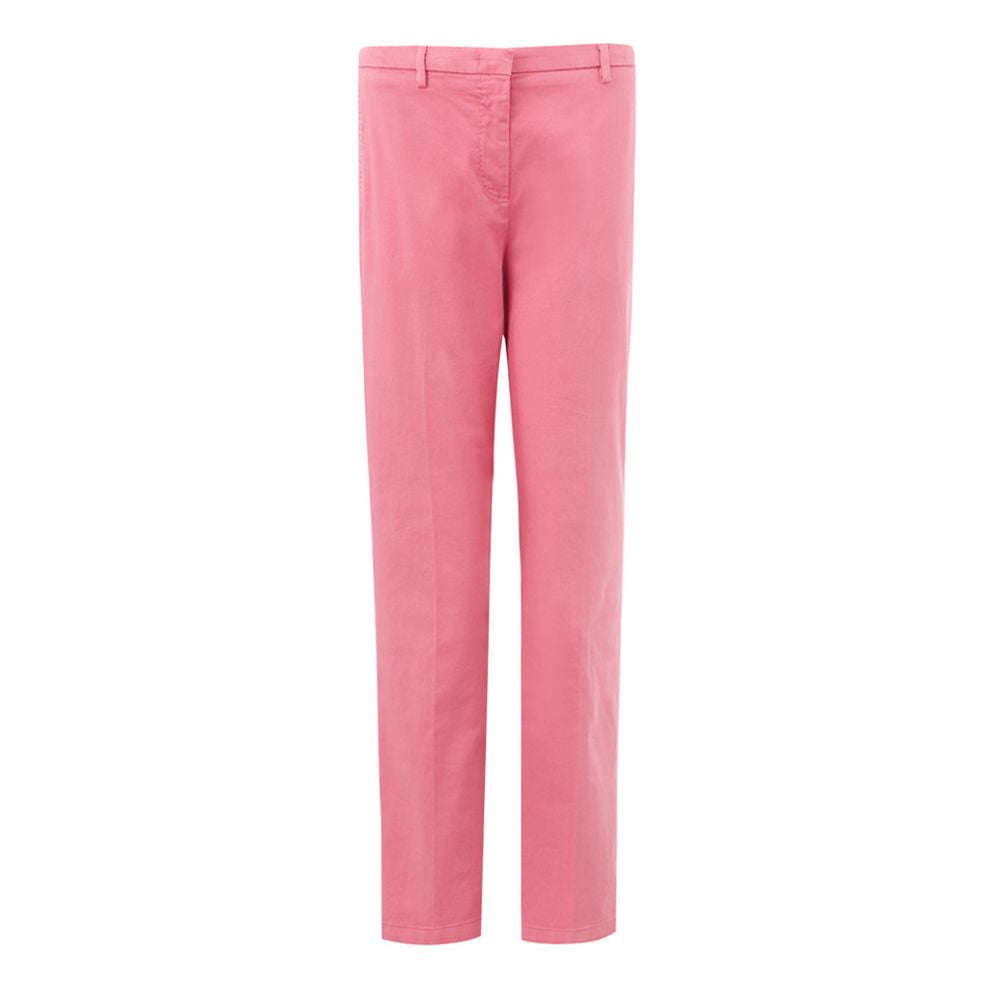 Lardini Elegante rosa Baumwollhose für anspruchsvollen Stil