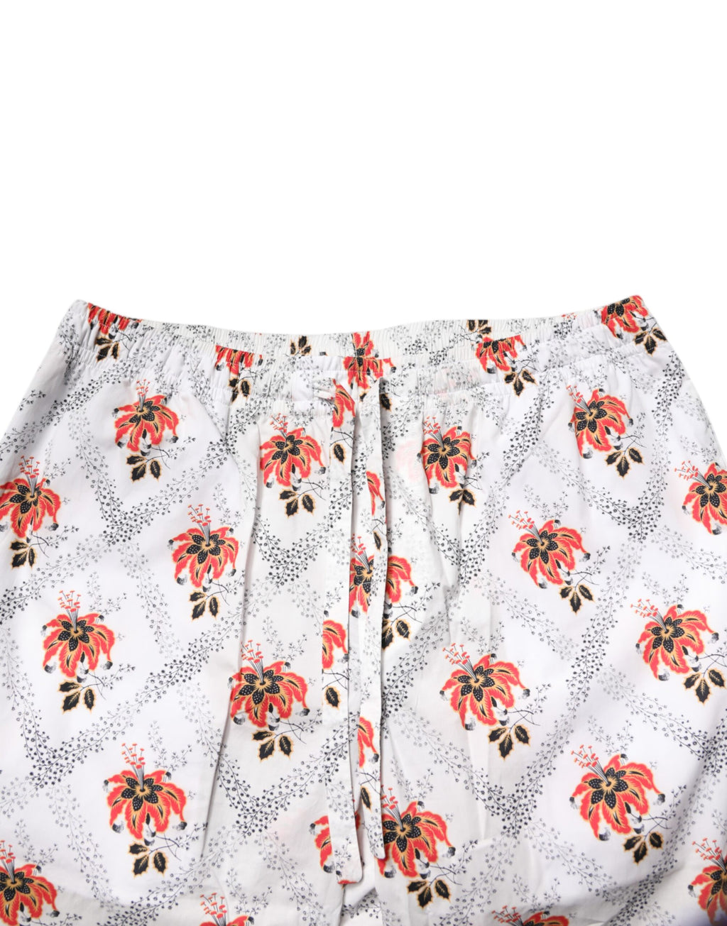Dolce &amp; Gabbana Pyjama-Set aus Baumwolle mit mehrfarbigem Blumendruck, Nachtwäsche