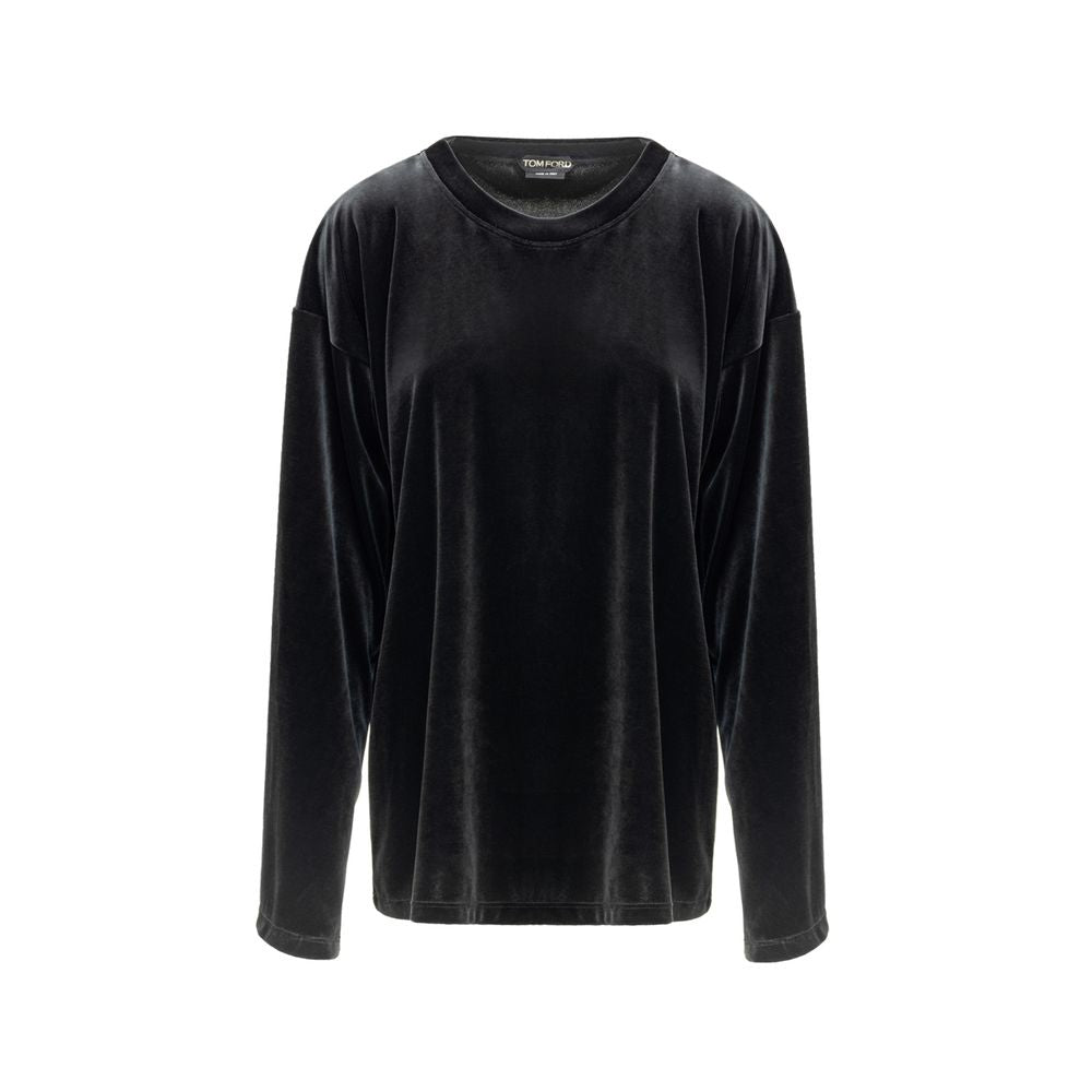 Tom Ford Schwarze Synthetikoberteile und T-Shirts