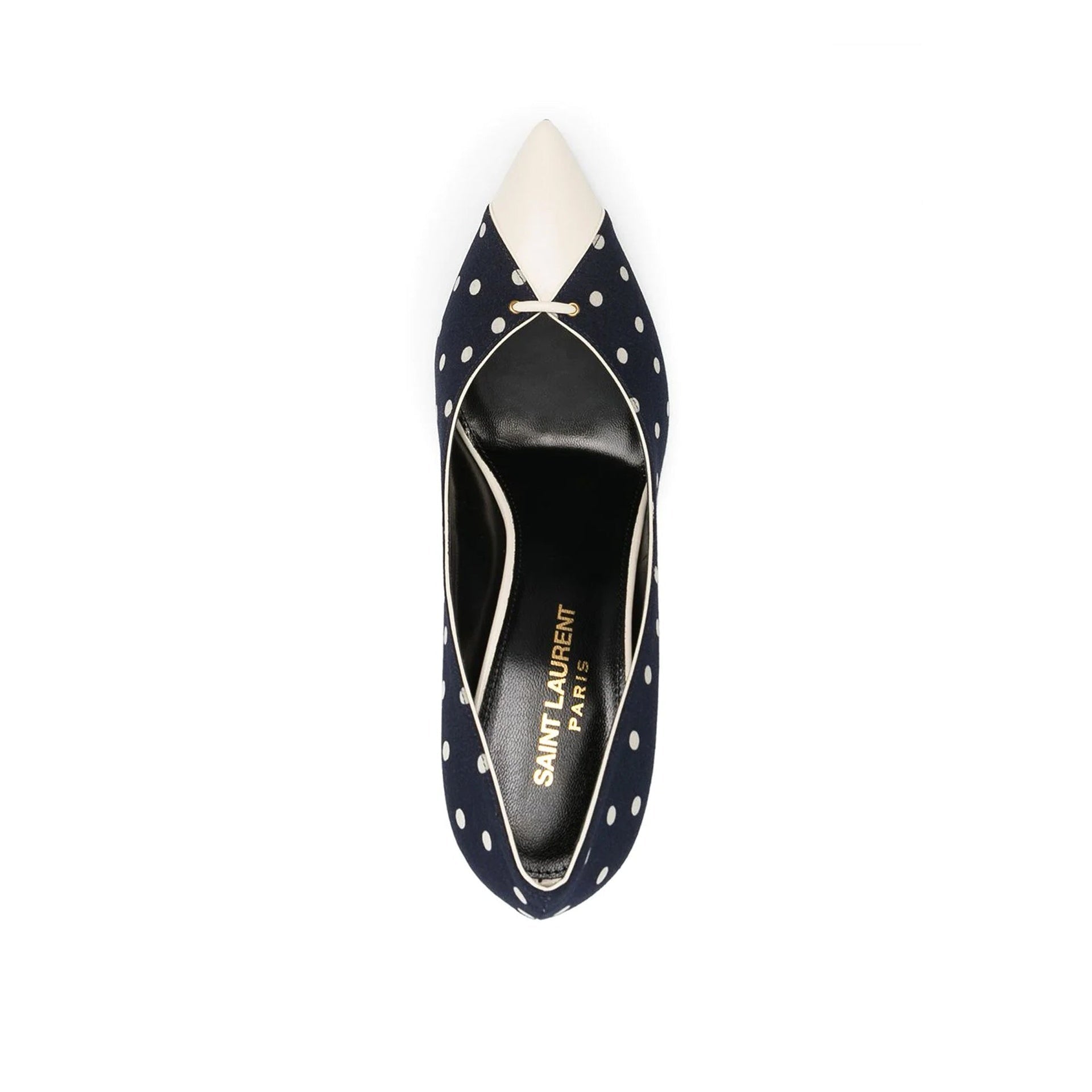 Saint Laurent Lola Polka Dot-Print Pumps