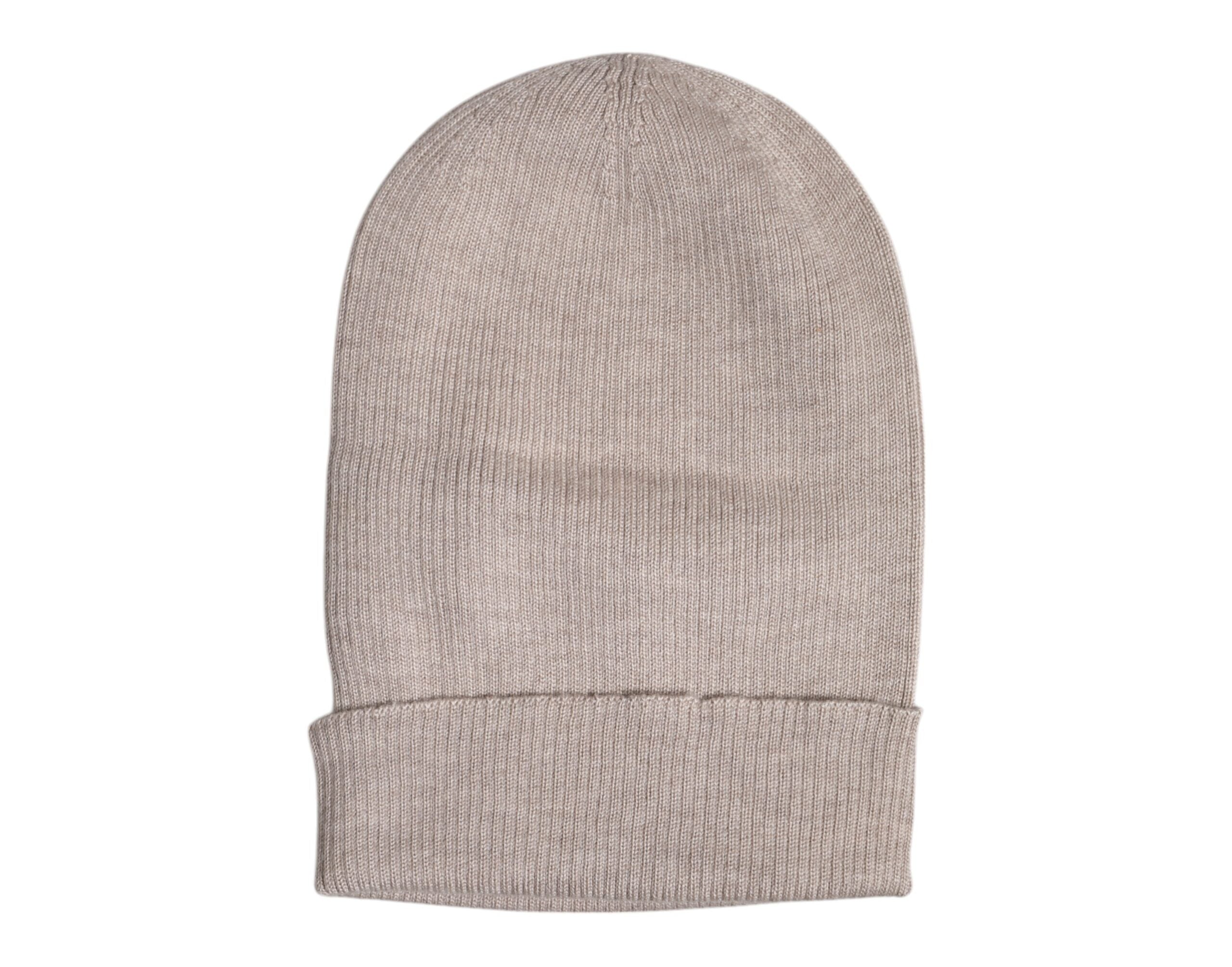 Dolce &amp; Gabbana Beige Kaschmir Strick-Wintermütze