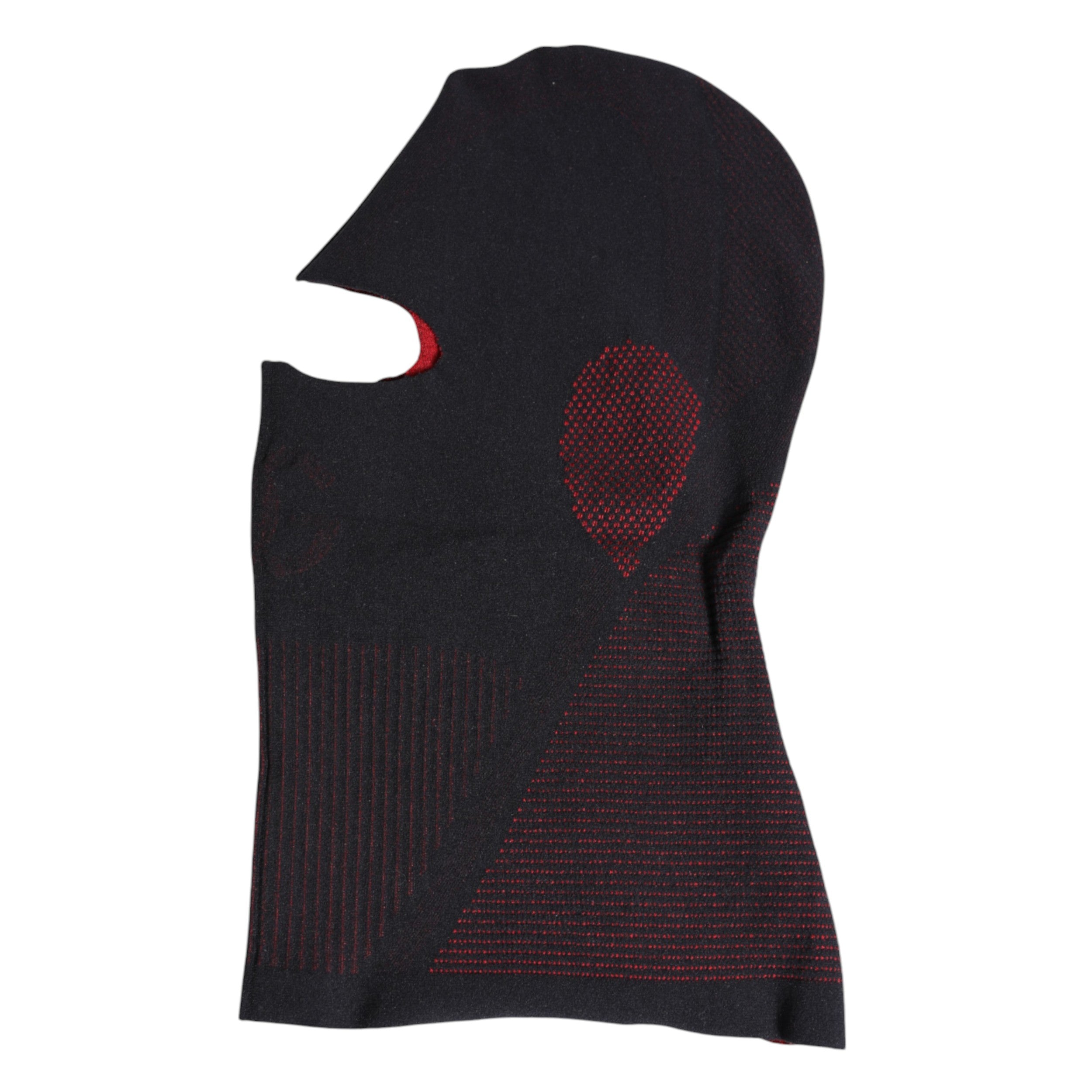 Dolce &amp; Gabbana – Schwarze Strick-Skimaske aus Baumwolle mit Sturmhaube