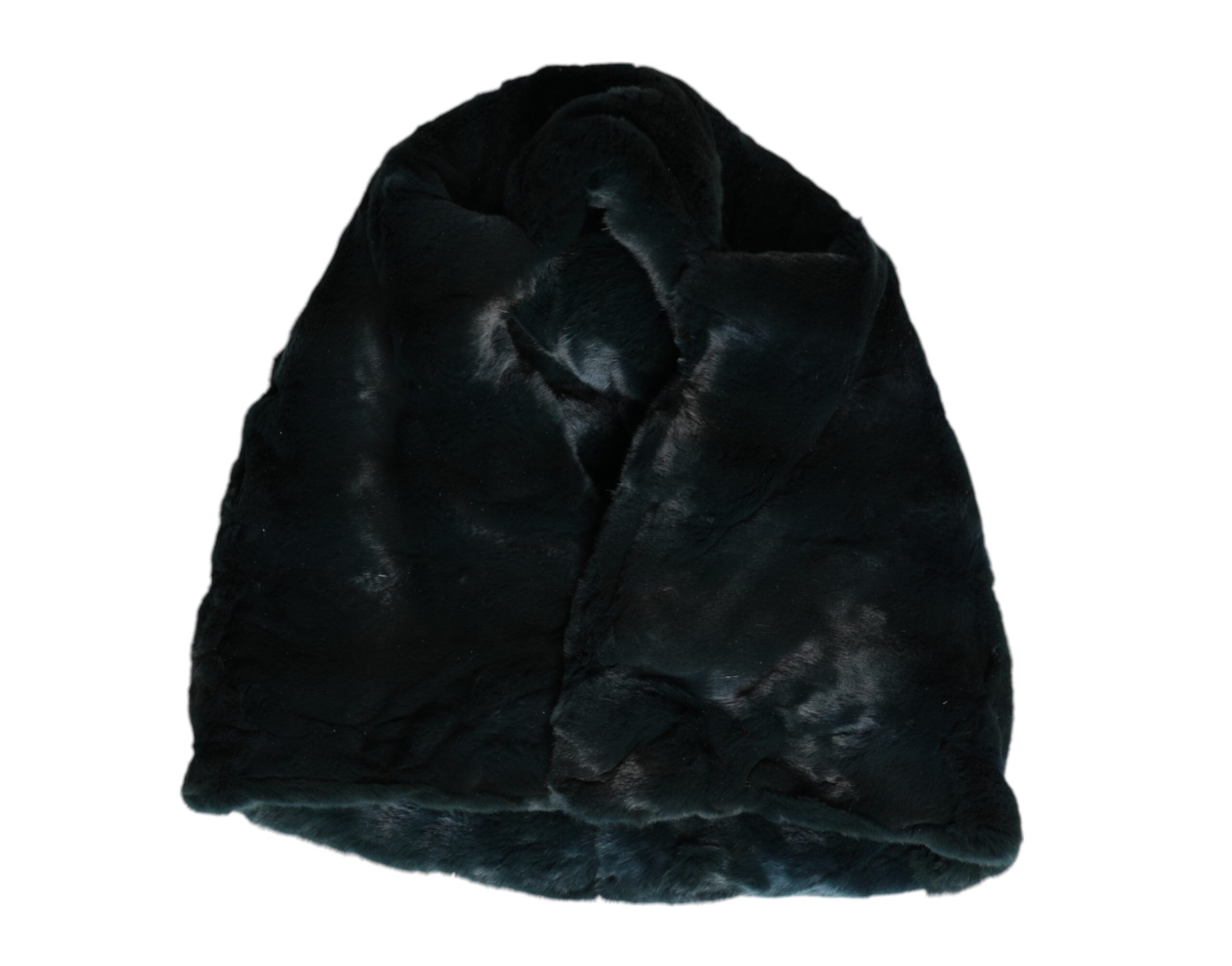Dolce &amp; Gabbana Schwarze Wieselfell-Mütze für Damen