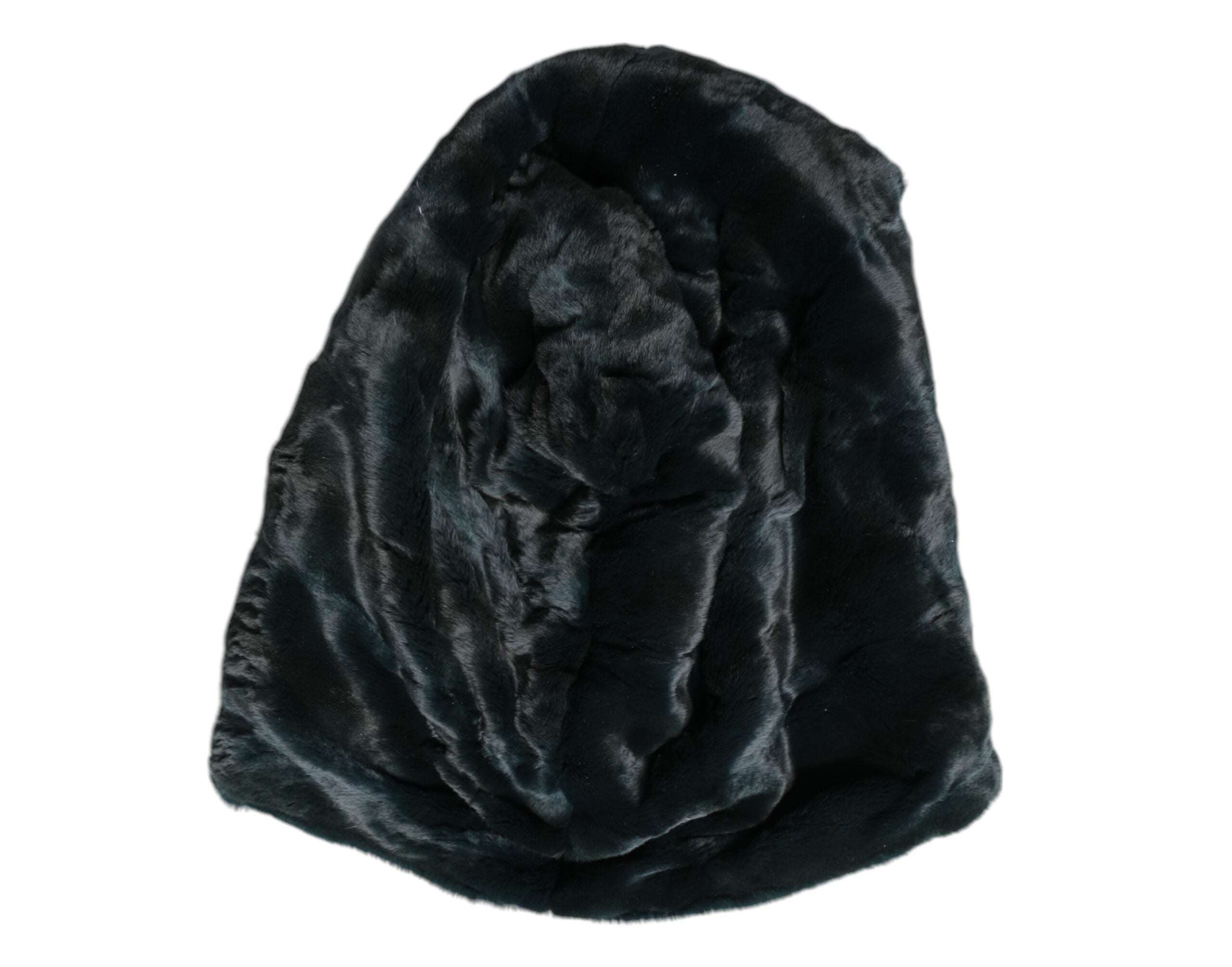 Dolce &amp; Gabbana Schwarze Wieselfell-Mütze für Damen
