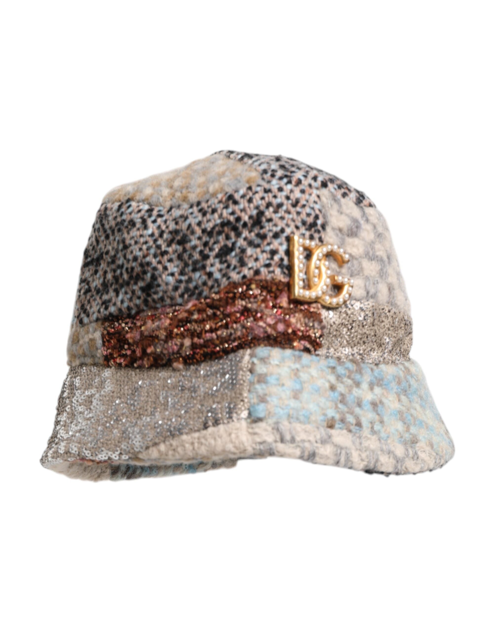 Dolce &amp; Gabbana – Mehrfarbiger Fischerhut mit Patchwork-Verzierung