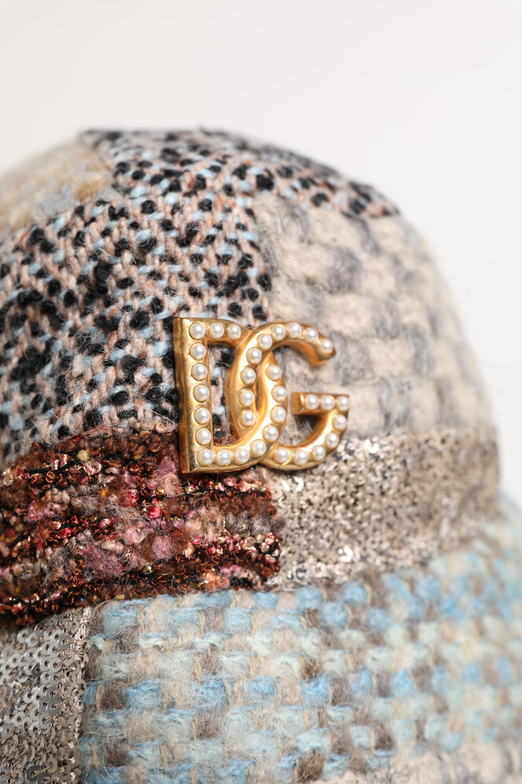 Dolce &amp; Gabbana – Mehrfarbiger Fischerhut mit Patchwork-Verzierung