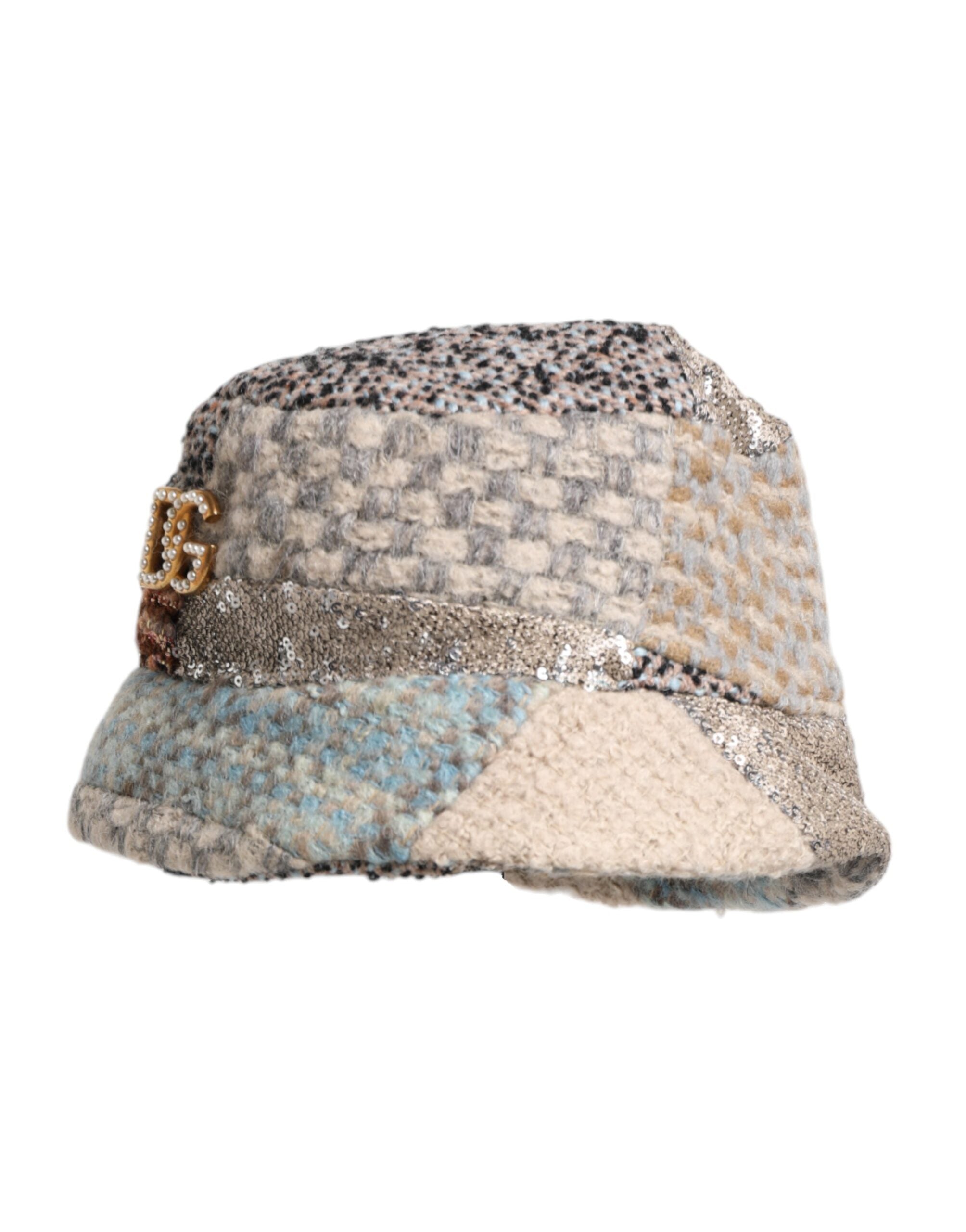 Dolce &amp; Gabbana – Mehrfarbiger Fischerhut mit Patchwork-Verzierung