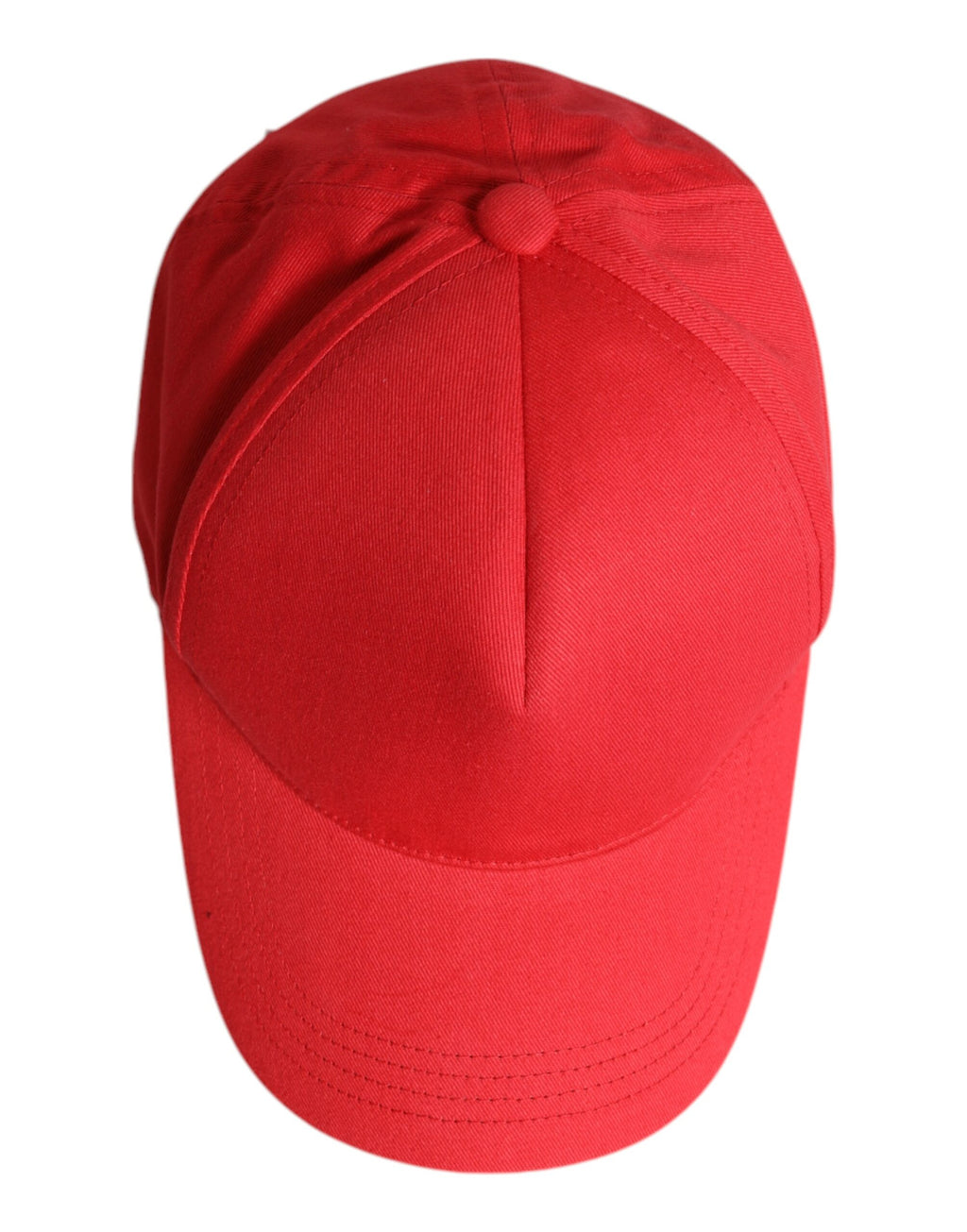 Dolce &amp; Gabbana Rote 6-Panel-Baseballkappe aus Baumwolle für Damen