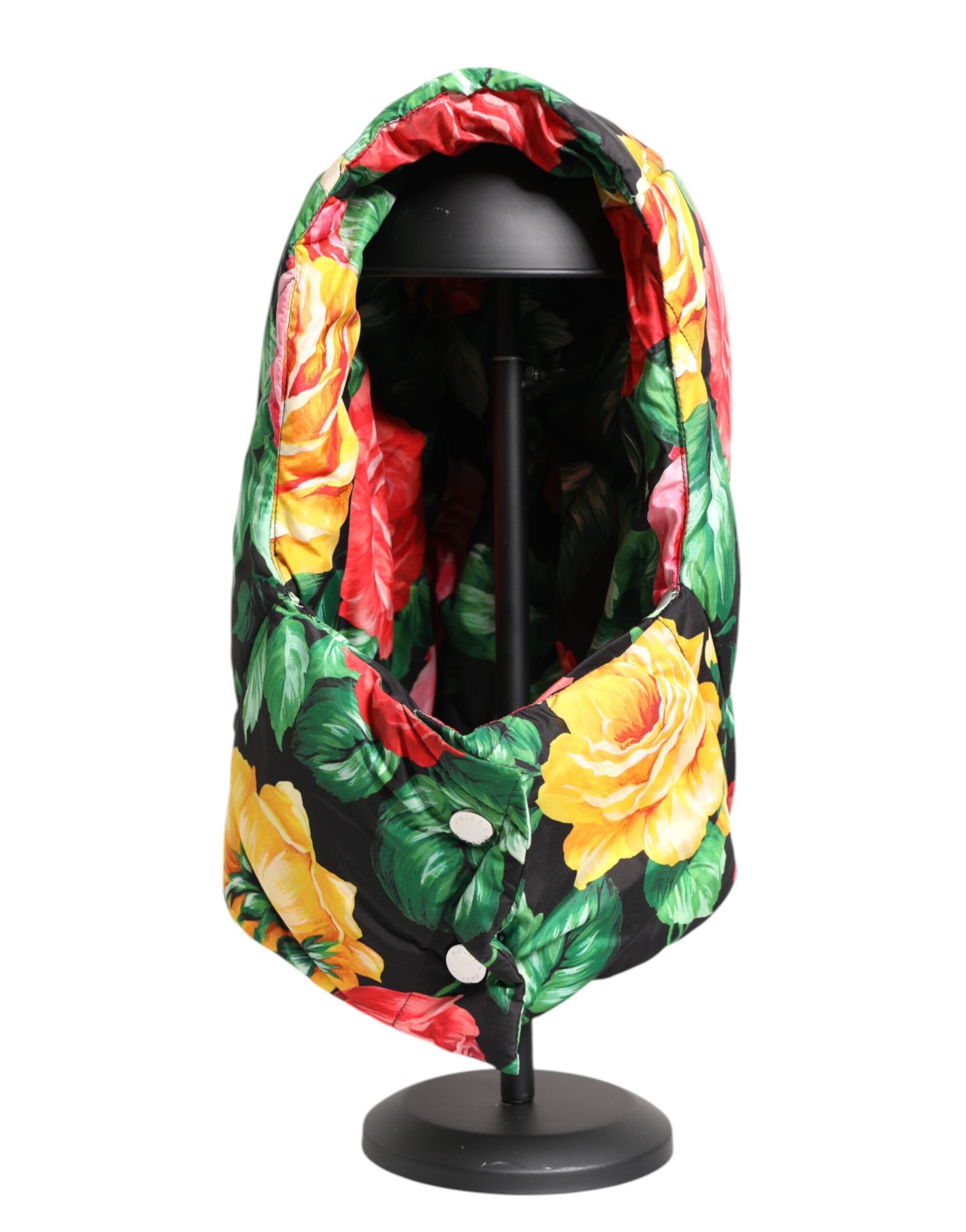 Dolce &amp; Gabbana – Mehrfarbiger Wickelhut mit Blumenmuster