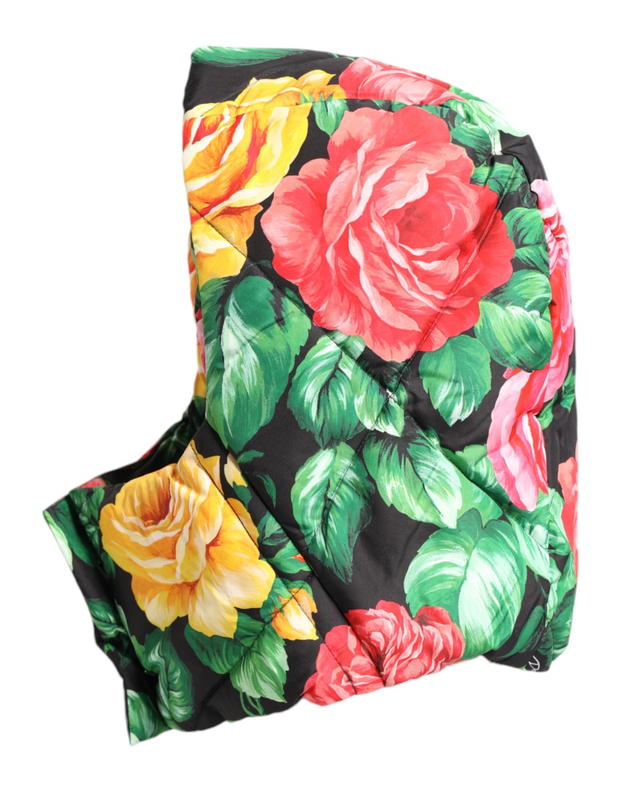Dolce &amp; Gabbana – Mehrfarbiger Wickelhut mit Blumenmuster