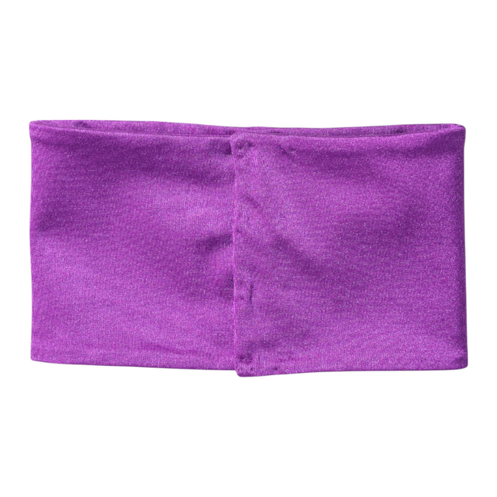 Dolce &amp; Gabbana Lila Nylon Stretch Damen Halswärmer Schal
