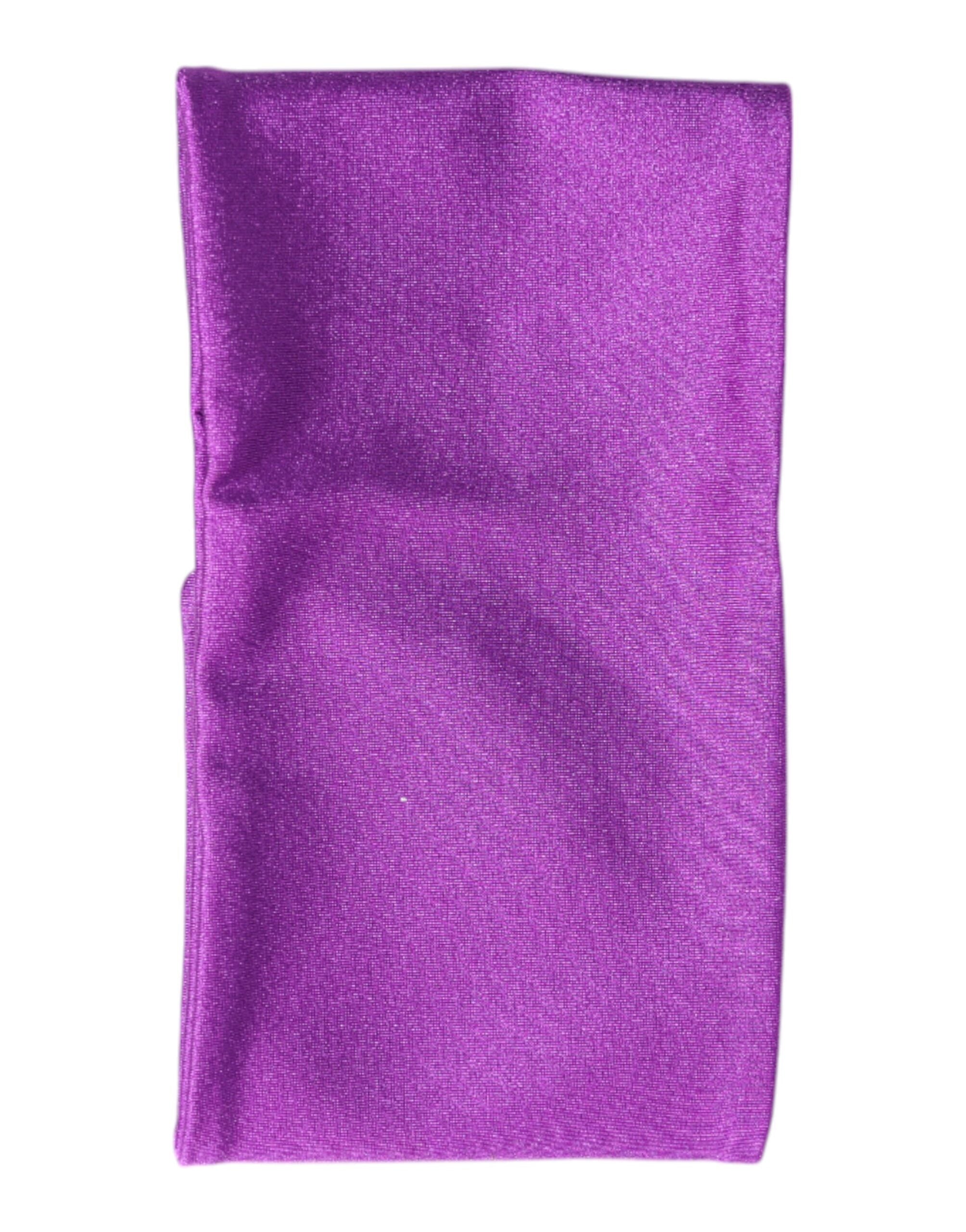 Dolce &amp; Gabbana Lila Nylon Stretch Damen Halswärmer Schal