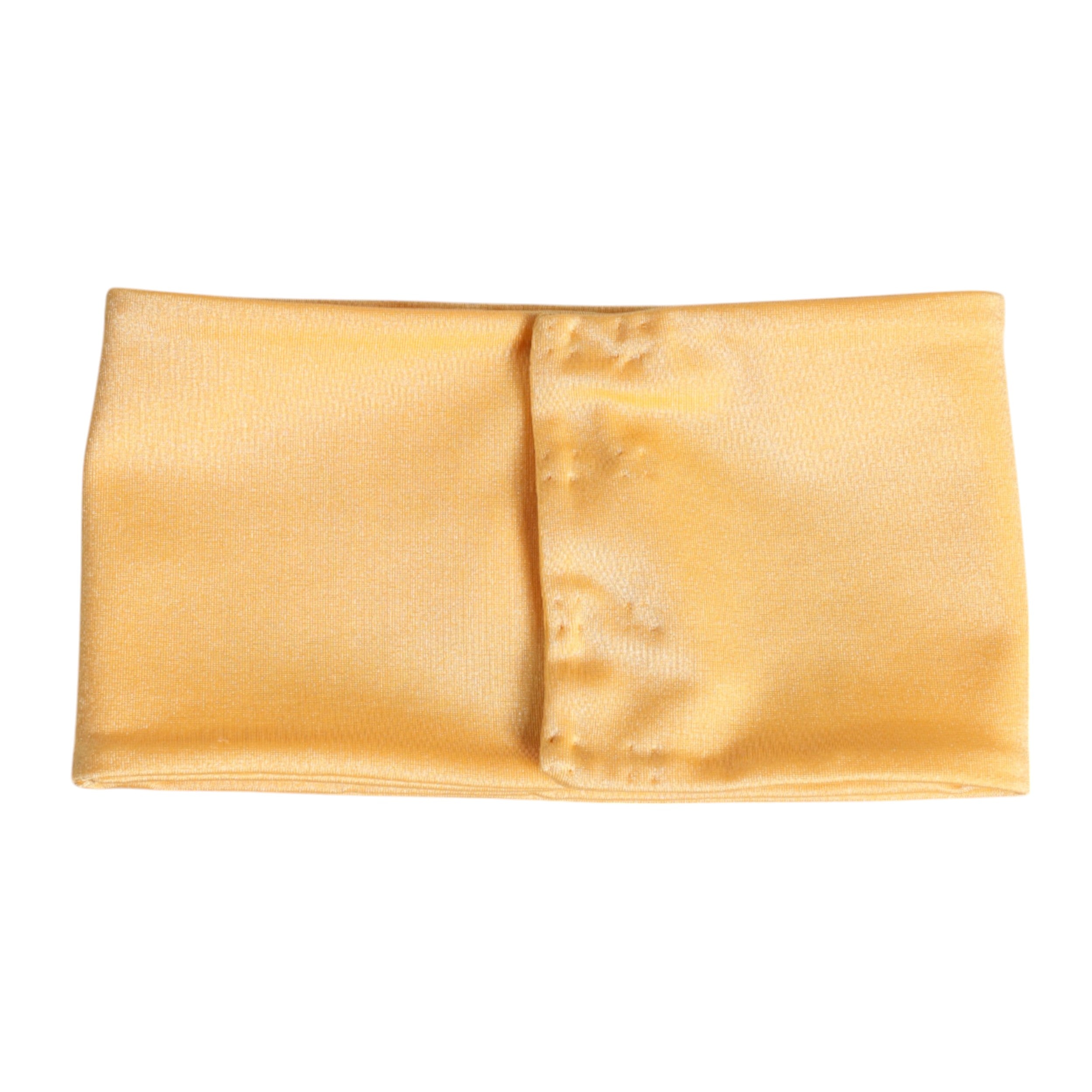 Dolce &amp; Gabbana – Gelber Nylon-Stretch-Halswärmerschal für Damen