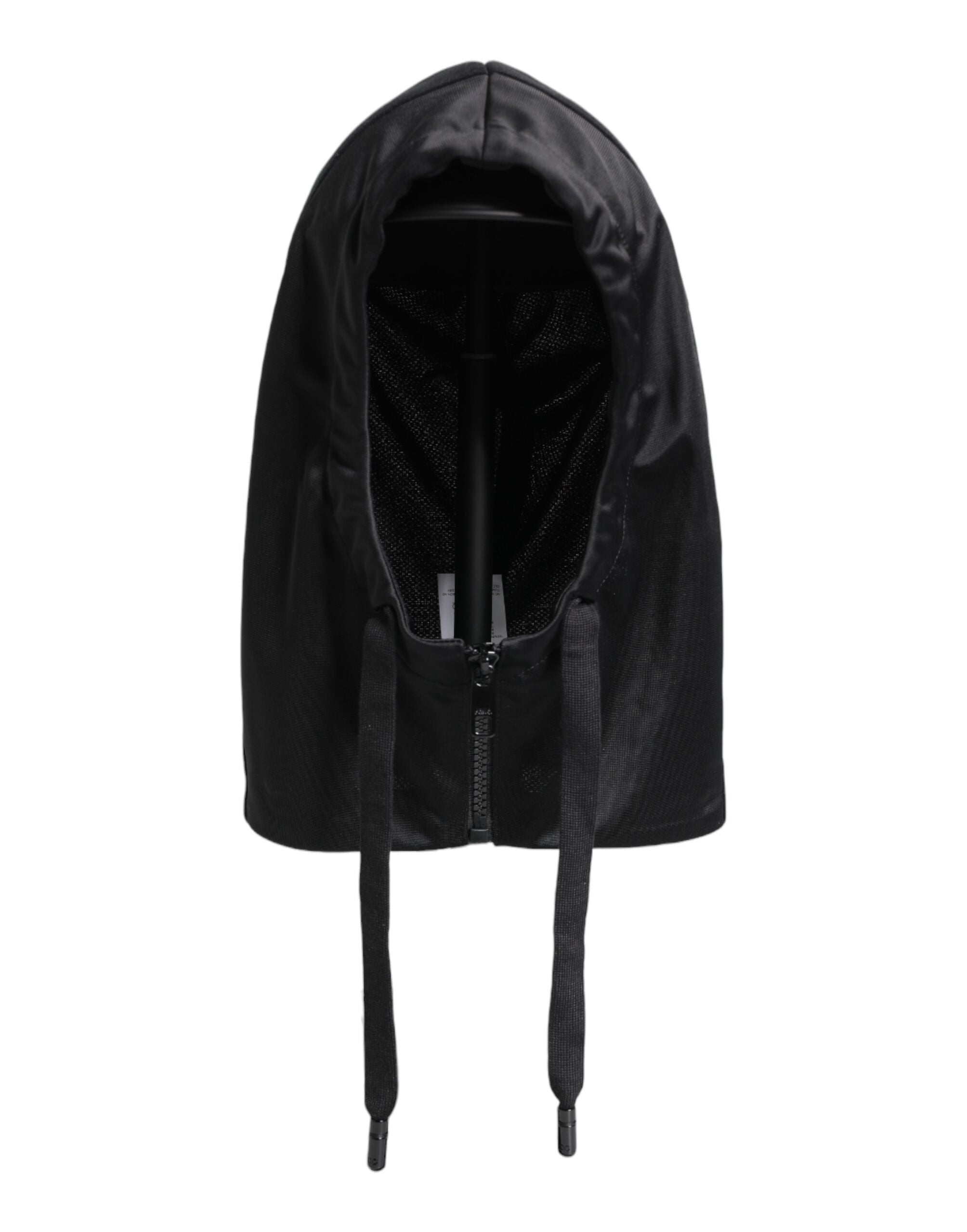 Dolce &amp; Gabbana – Schwarzer Polyester-Wickelhut
