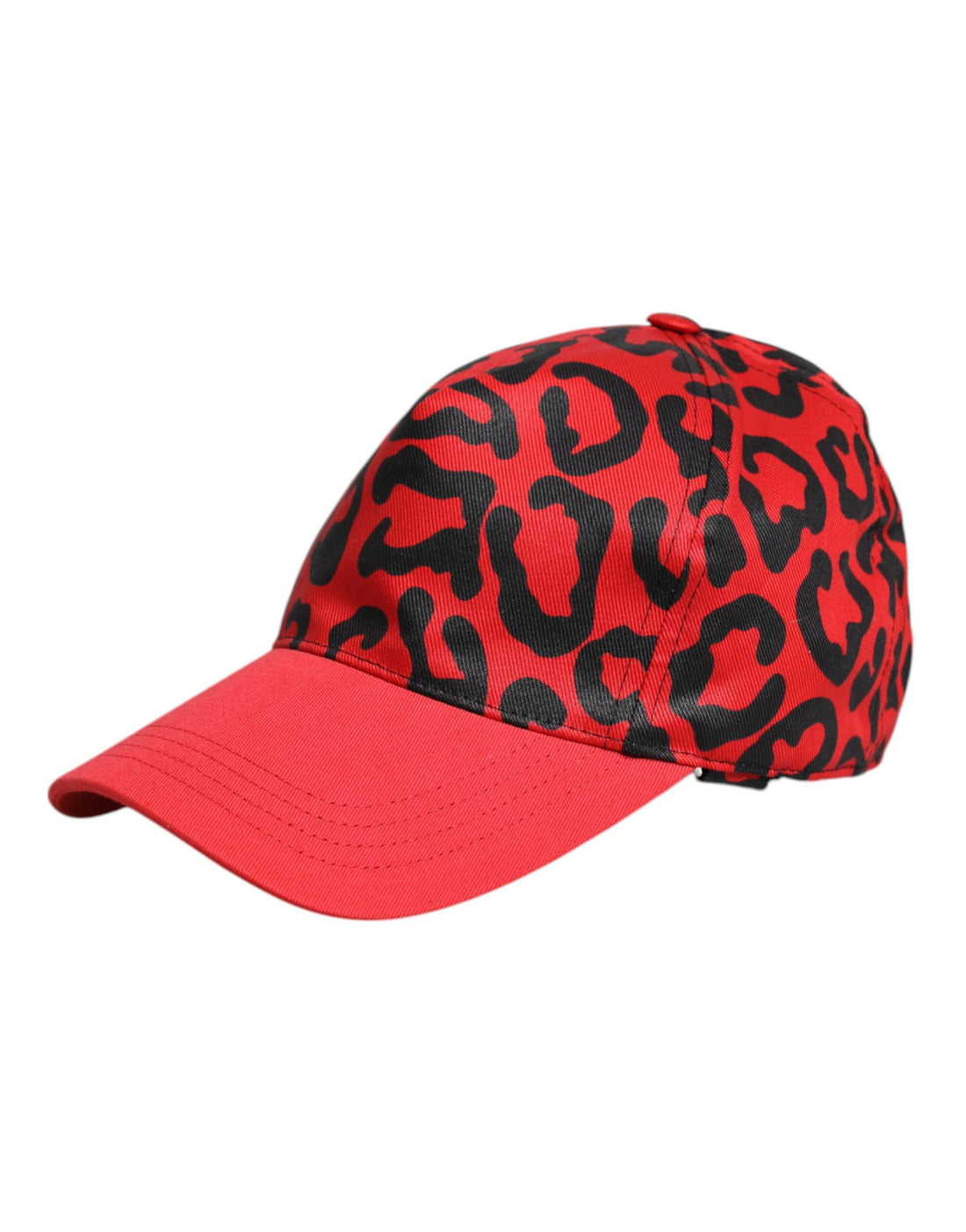 Dolce &amp; Gabbana Rote 6-Panel-Baseballkappe aus Baumwolle für Damen