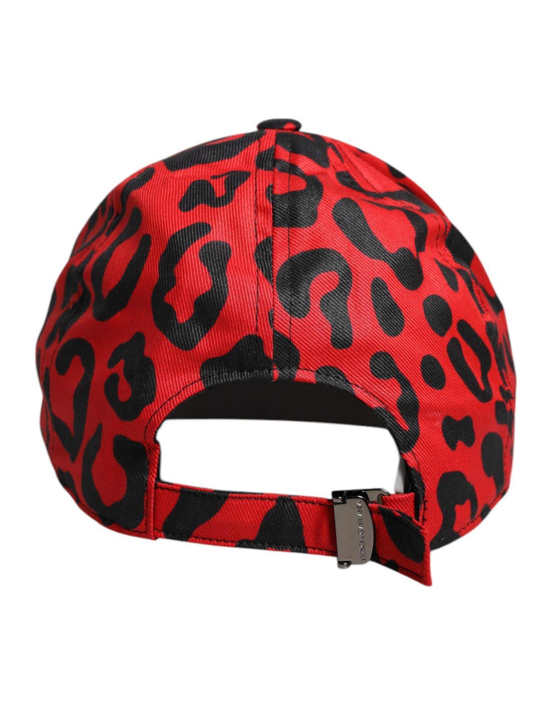 Dolce &amp; Gabbana Rote 6-Panel-Baseballkappe aus Baumwolle für Damen