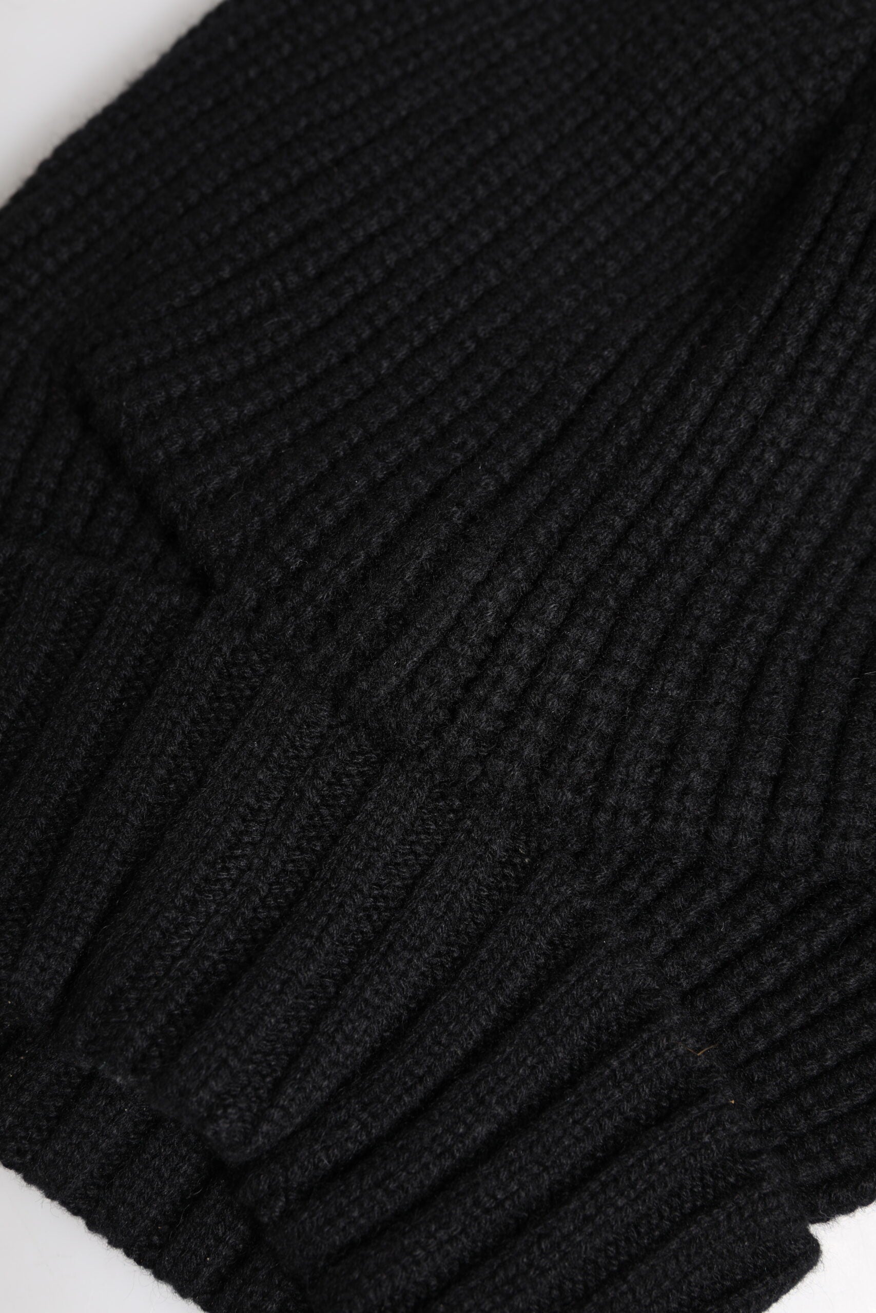 Dolce &amp; Gabbana – Schwarze Wintermütze aus Kaschmir