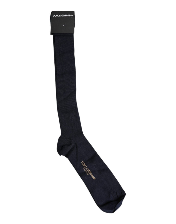 Dolce &amp; Gabbana – Wadensocken aus schwarzer Viskose mit Logo