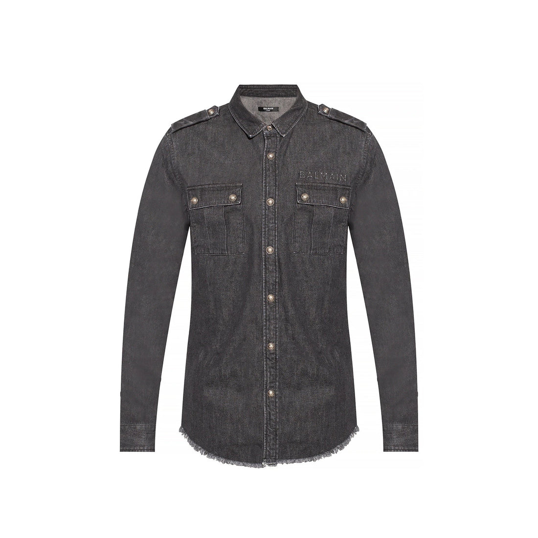 Balmain Cotton Denim Shirt