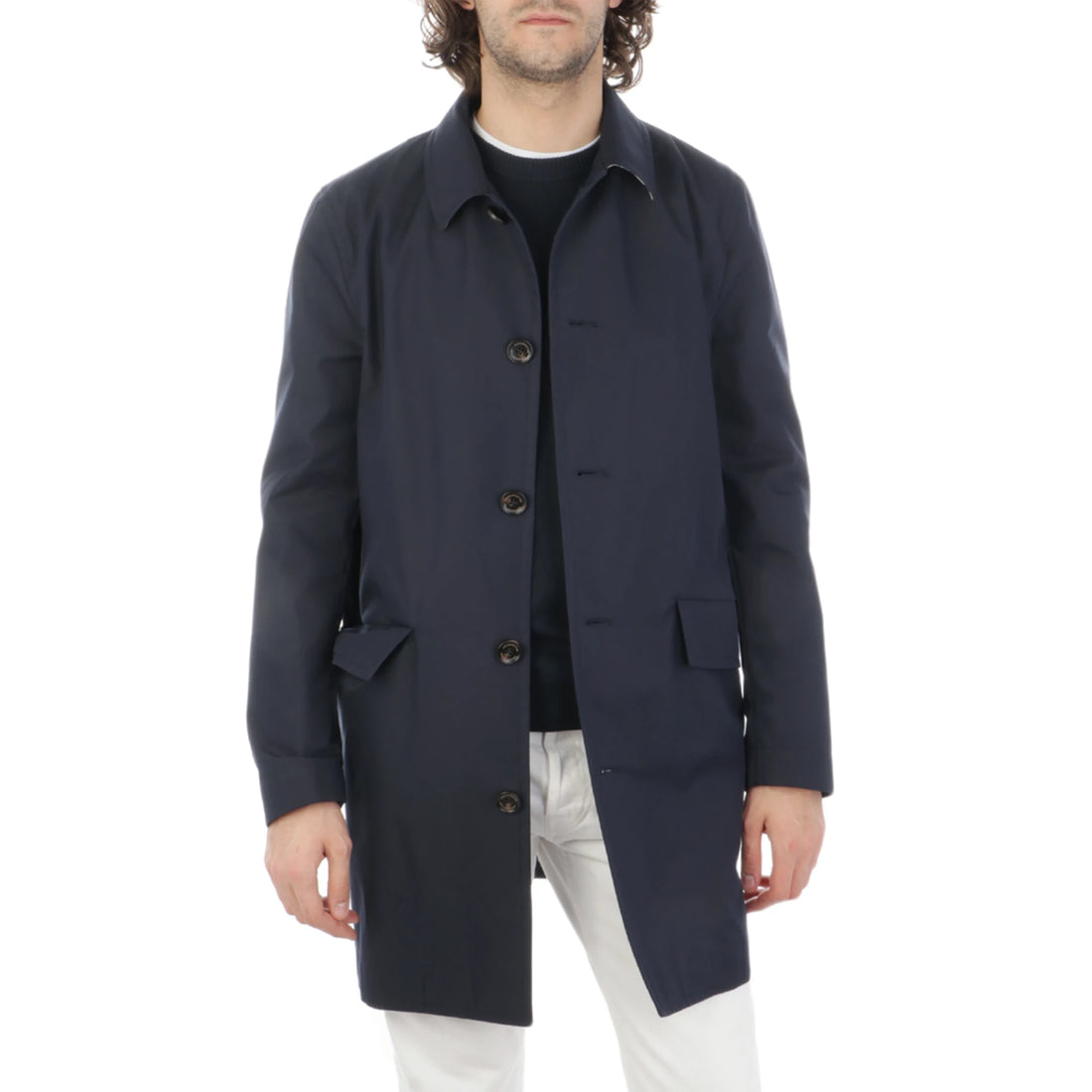 Aquascutum Trench Blue Man