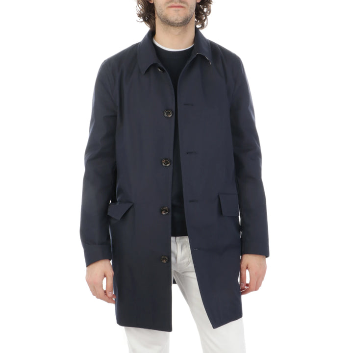 Aquascutum Trench Blue Man