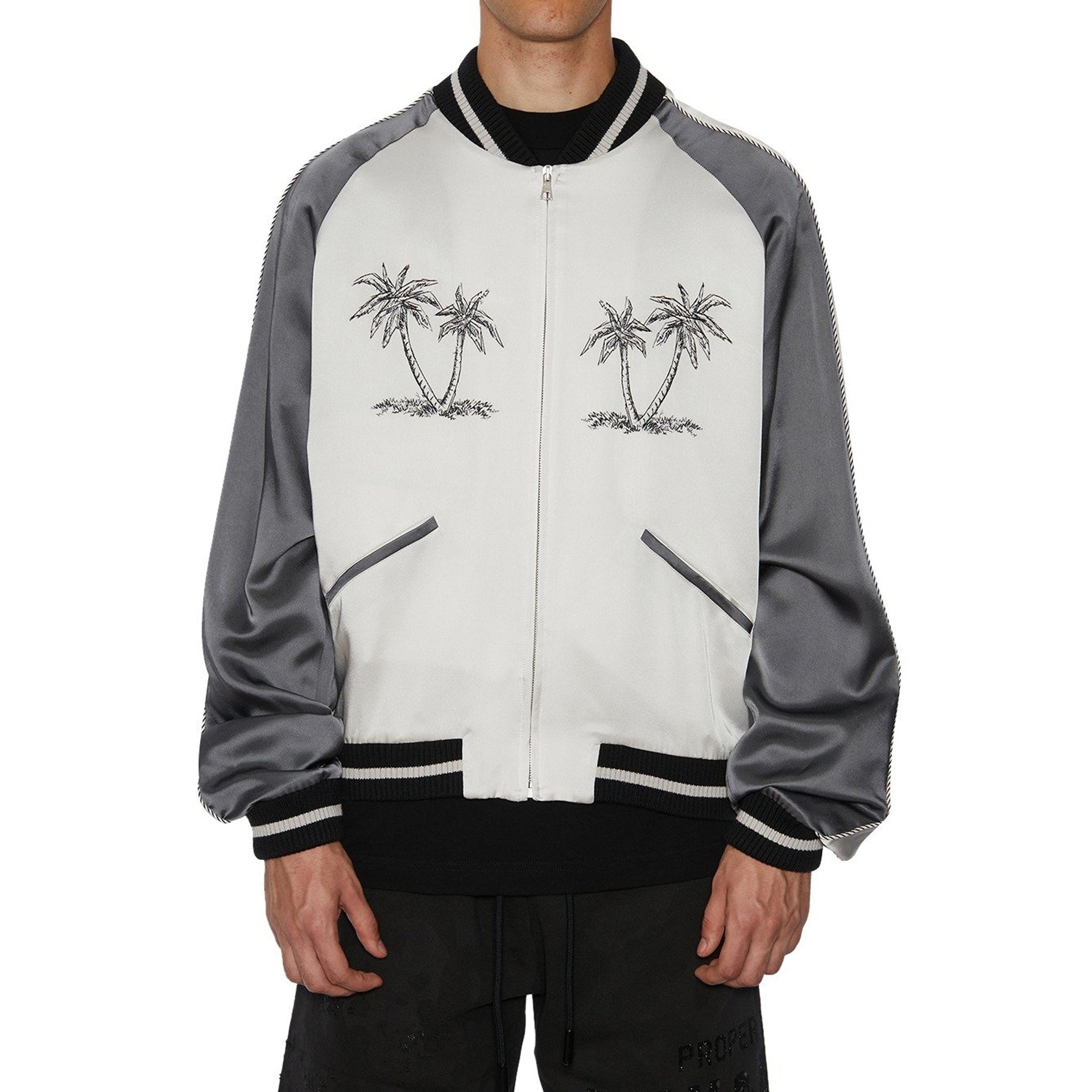 Palm Angels Palms Souvenir Bomber Jacket – Siebentaschen