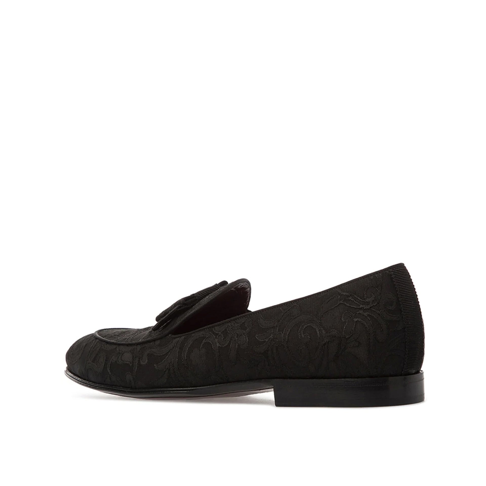 Dolce & Gabbana Baroque Jacquard Loafers - MEN SHOES - DOLCE & GABBANA - Tluxy New