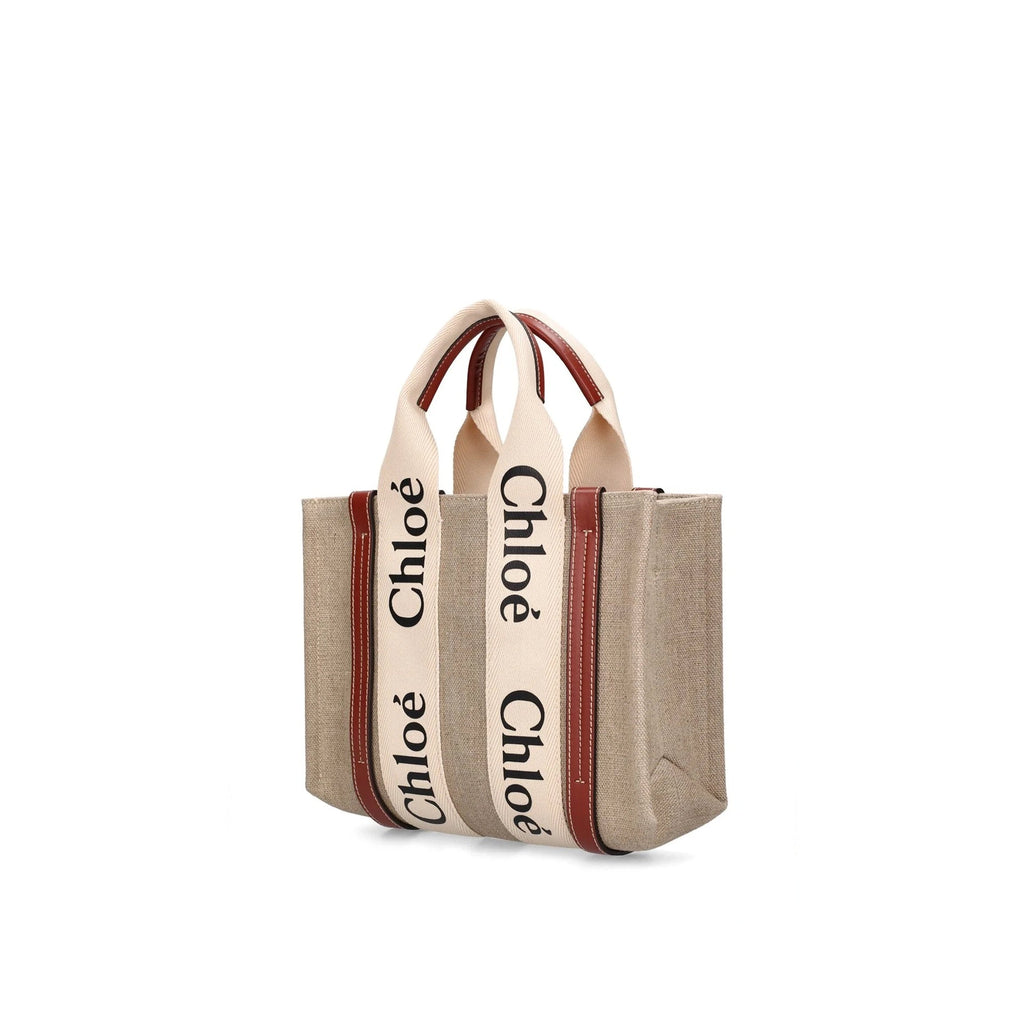 Chloe' Woody Small Tote Bag - WOMEN BAGS - CHLOE' - Tluxy New