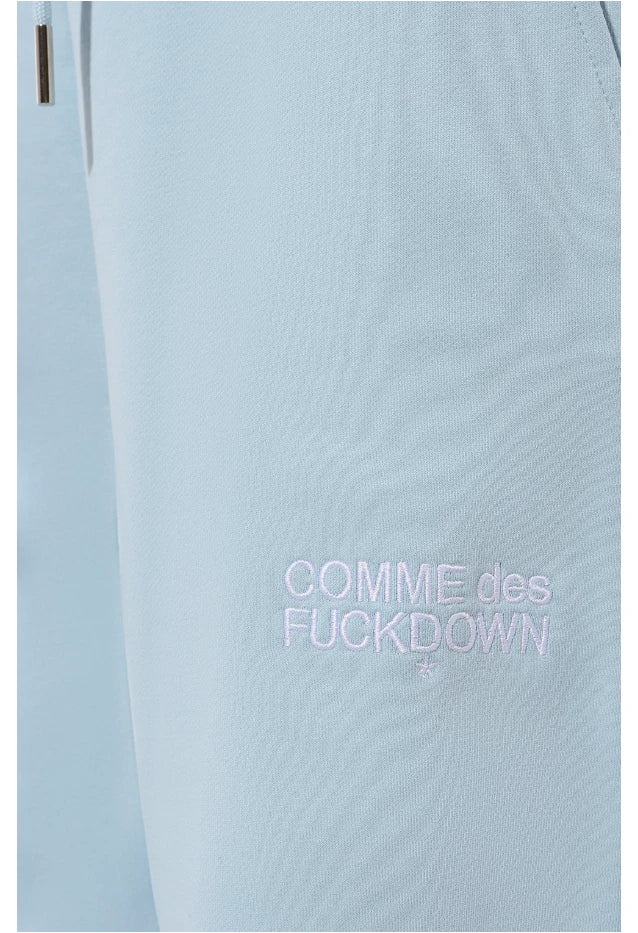 Comme Des Fuckdown Trousers Light Blue Woman