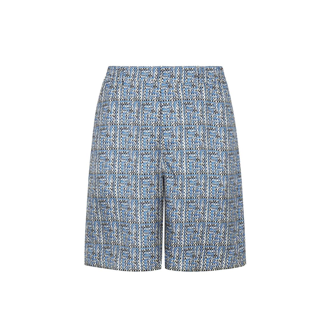 Fendi Printed Silk Shorts