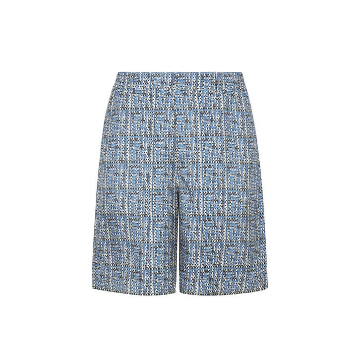 Fendi Printed Silk Shorts