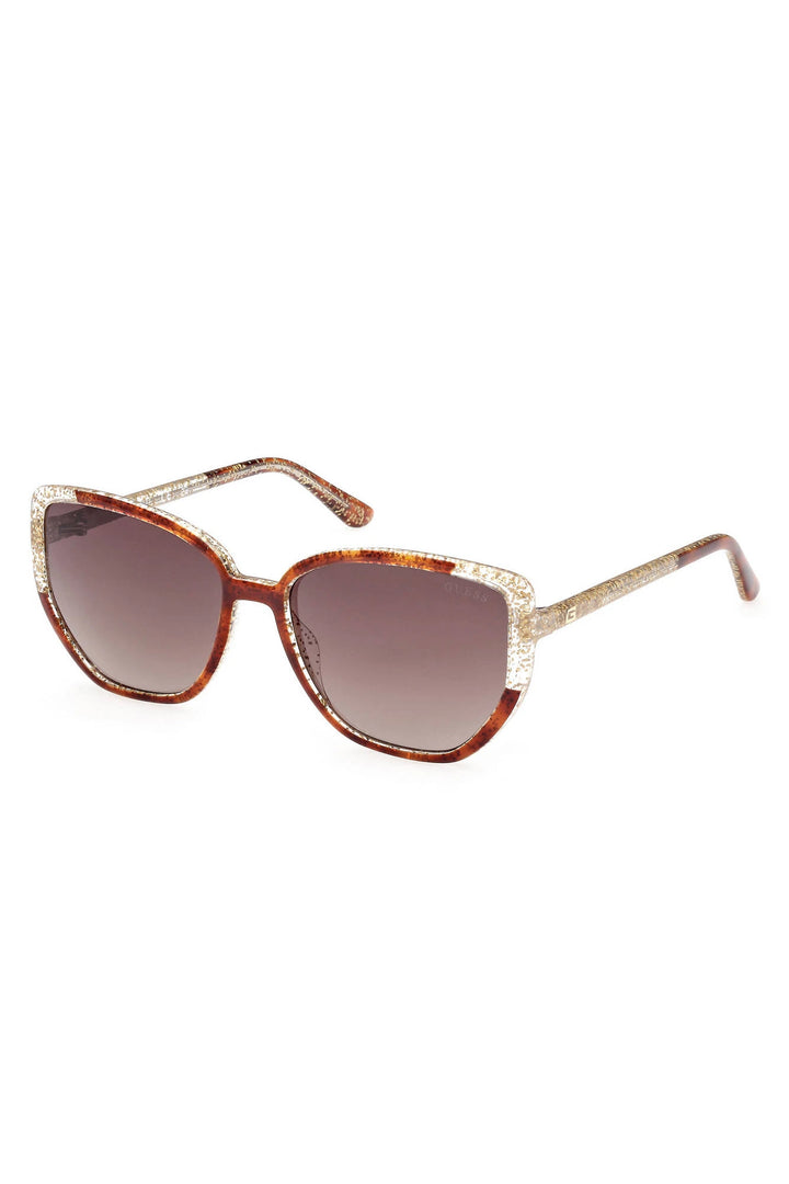 GUESS JEANS WOMEN&#39;S BROWN SUNGLASSES