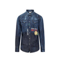 DSQUARED2 x Smiley Denim Shirt – Siebentaschen