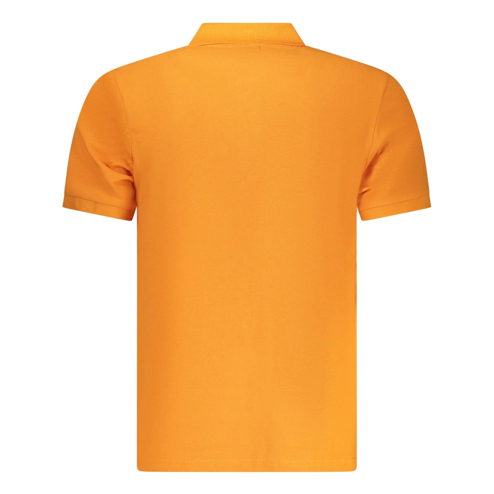 Men’s Orange Short-Sleeve Polo Shirt