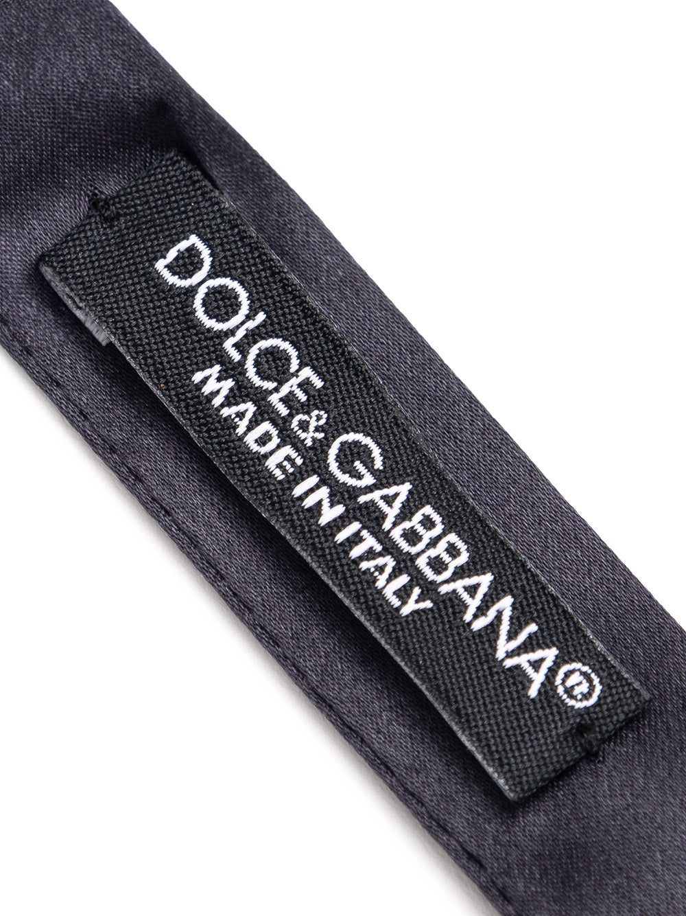 Dolce & Gabbana Dark Grey Silk Bow Tie – 6.5cm – Siebentaschen