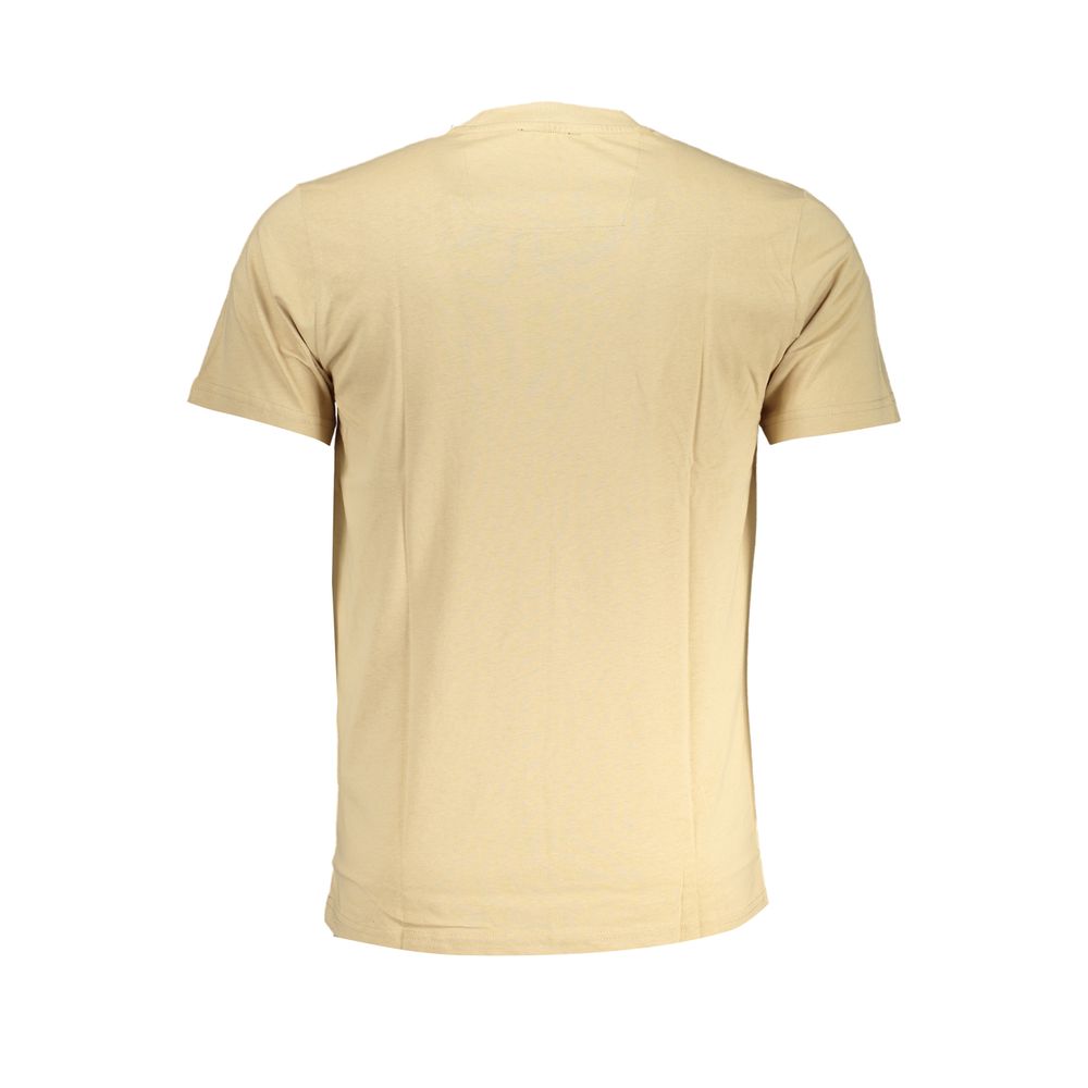Beiges Baumwoll-T-Shirt der Cavalli Class