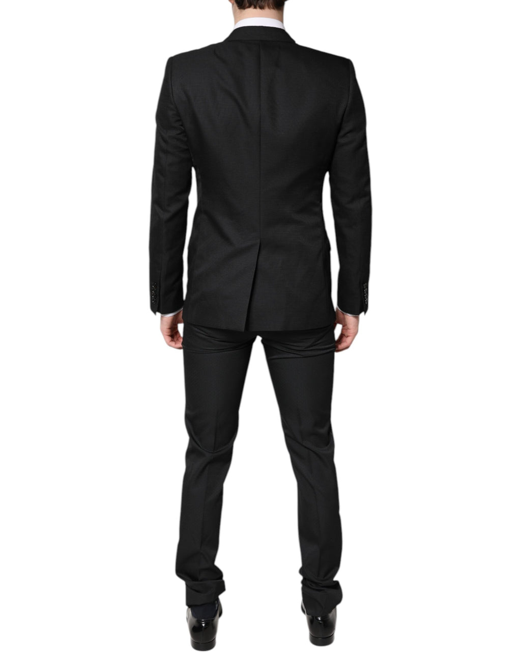 Dolce &amp; Gabbana – Schwarzer, einreihiger, formeller, zweiteiliger Anzug