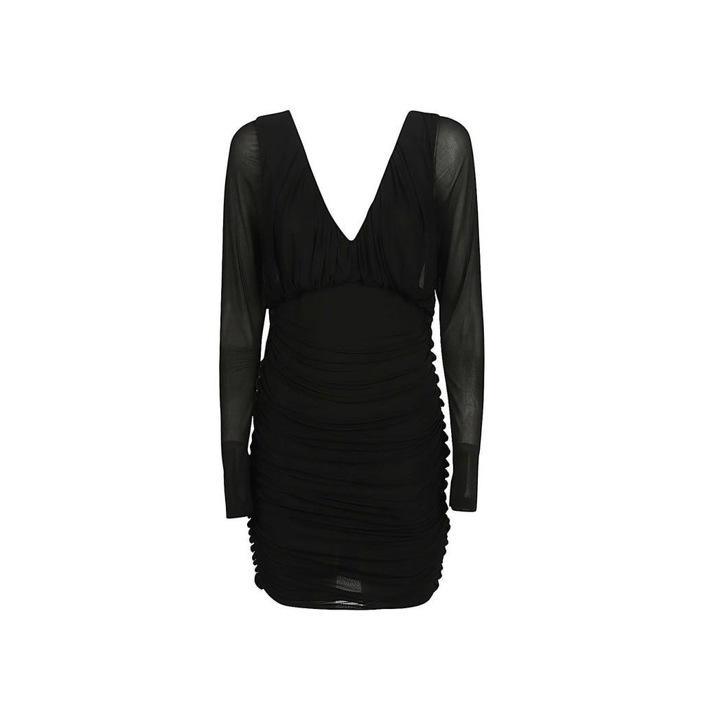Saint Laurent Mini Draped Dress