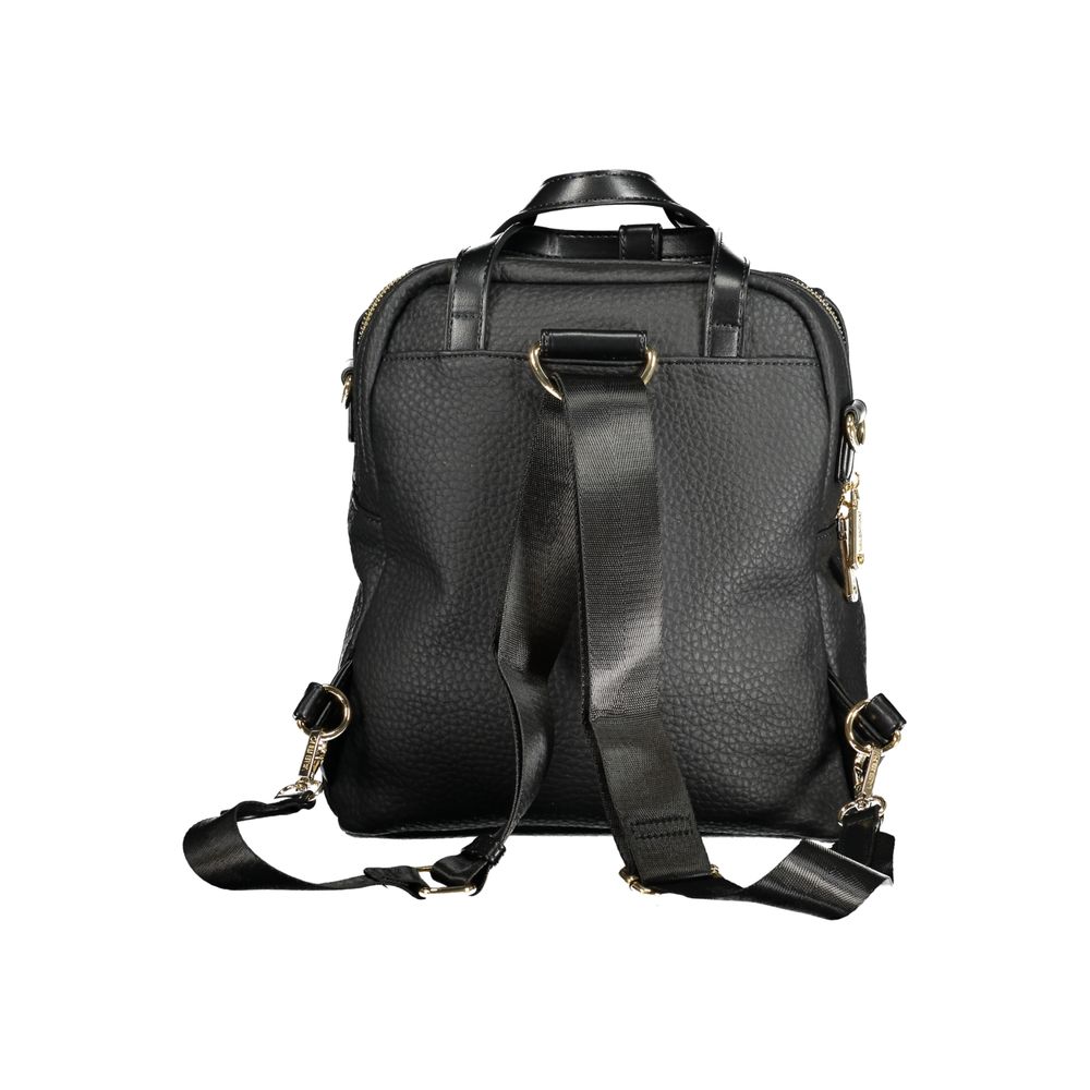Valentino Bags – Schwarzer Polyethylen-Rucksack für Damen