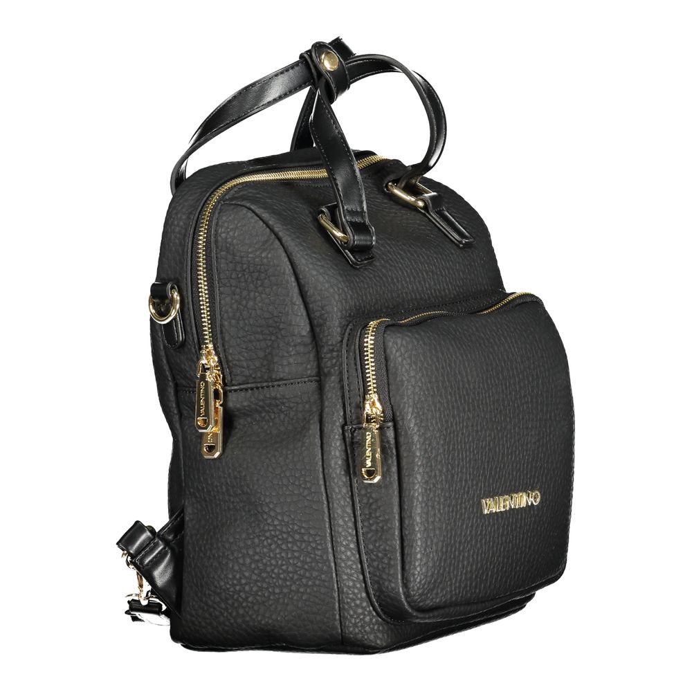 Valentino Bags – Schwarzer Polyethylen-Rucksack für Damen